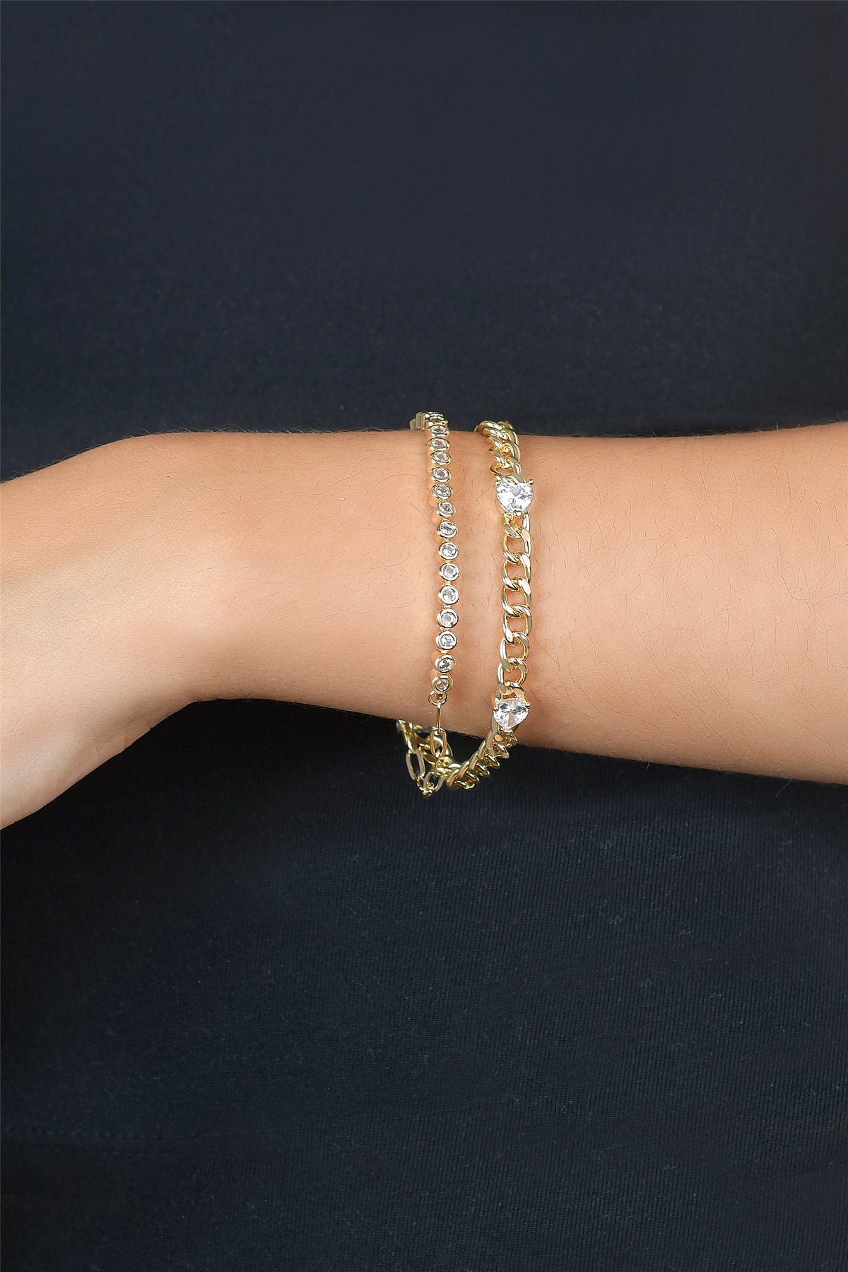 Mixed Chain Bracelet Set - Rebecca Minkoff