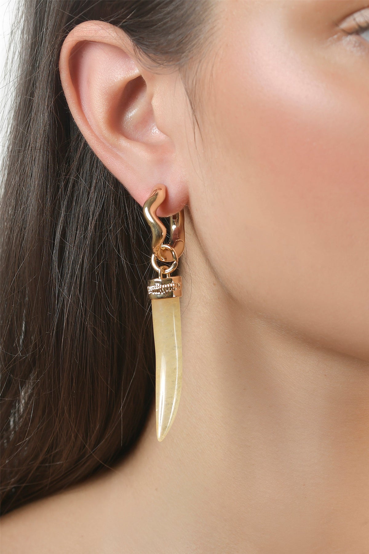 Horn Hoop Earrings - Rebecca Minkoff