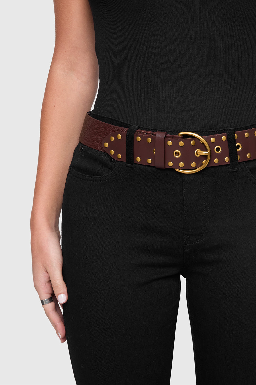 Studded Grommet Belt - Rebecca Minkoff