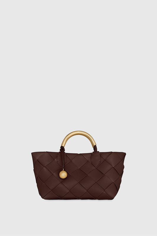Frankie Woven Mini Tote - Rebecca Minkoff