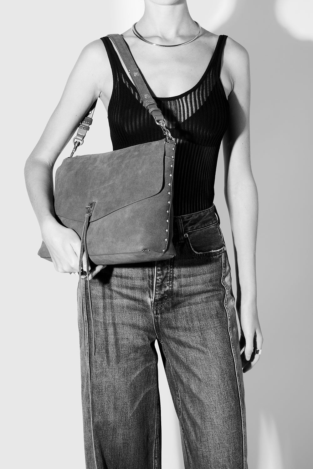 Darren Large Top Zip Shoulder Bag - Rebecca Minkoff