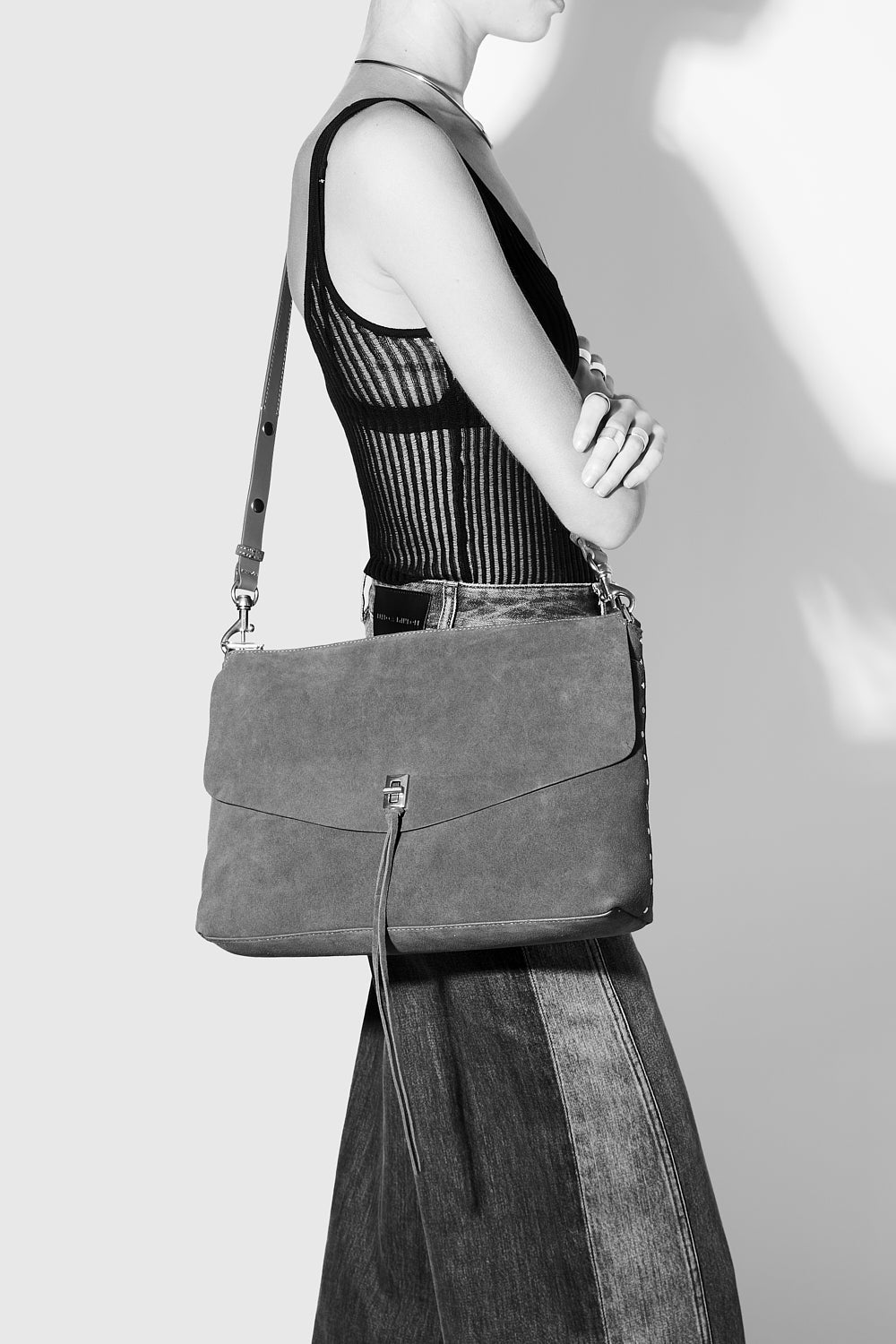 Darren Large Top Zip Shoulder Bag - Rebecca Minkoff