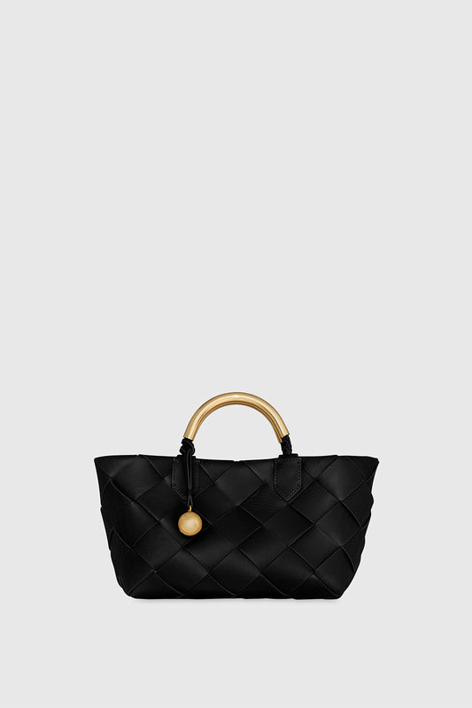 Frankie Woven Mini Tote - Rebecca Minkoff