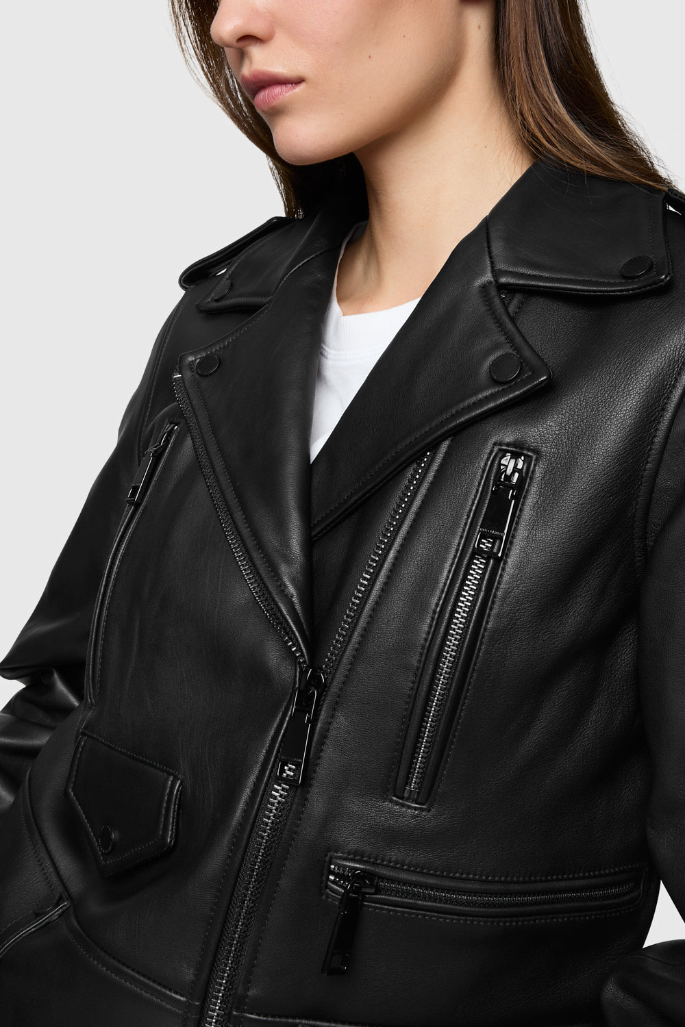Julian Asymmetrical Moto Biker Jacket - Rebecca Minkoff