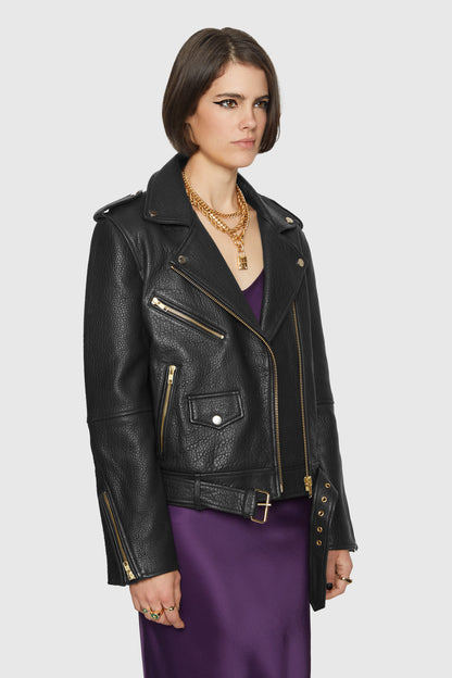 Jett Moto Grain Leather Jacket - Rebecca Minkoff - Rebecca Minkoff