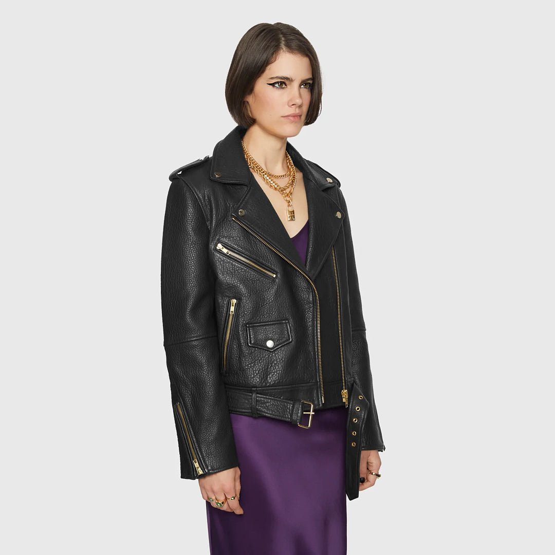 Jett Moto Grain Leather Jacket - Rebecca Minkoff - Rebecca Minkoff