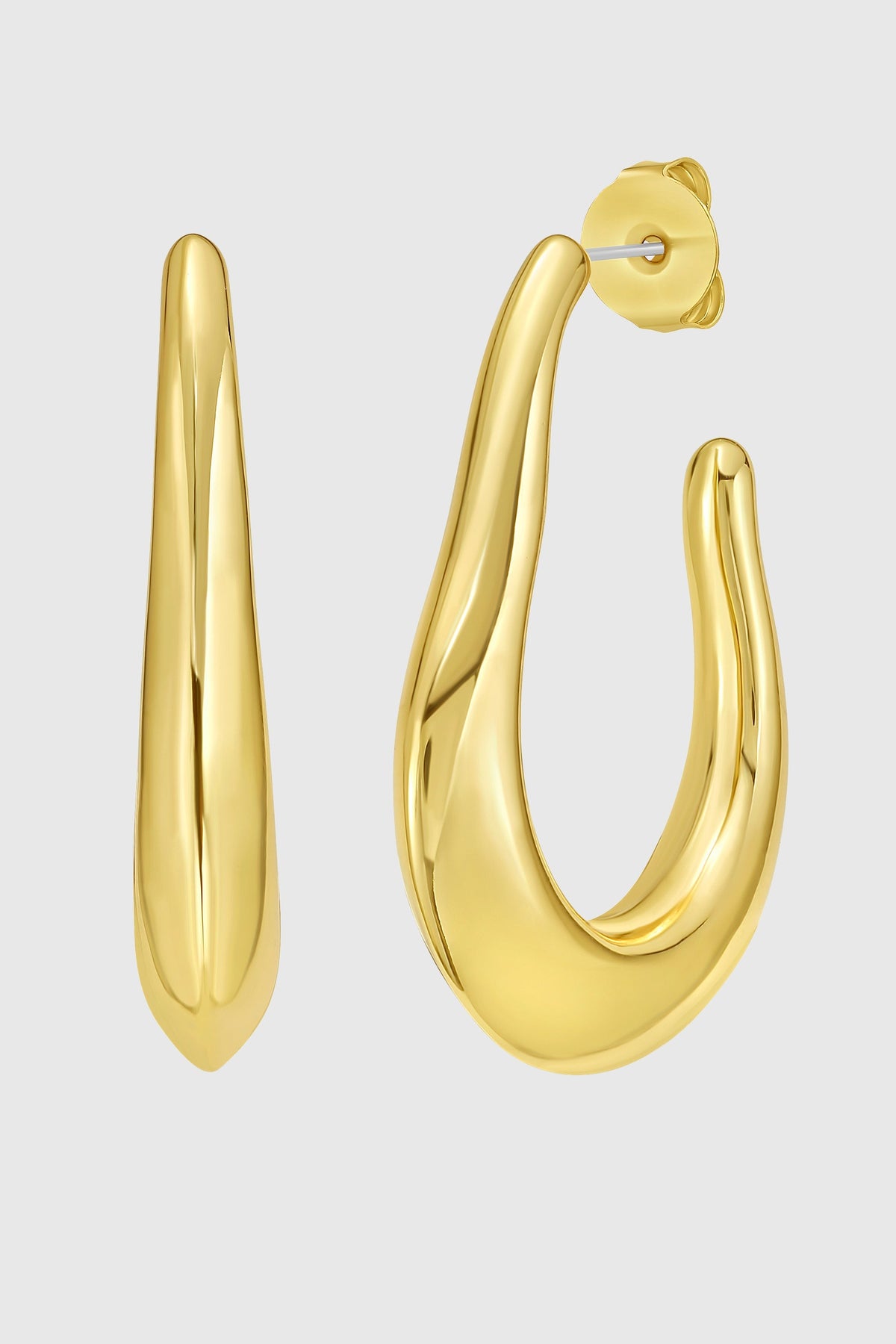 Sculptural Hoop Earrings - Rebecca Minkoff