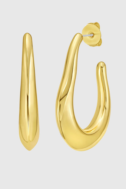 Sculptural Hoop Earrings - Rebecca Minkoff