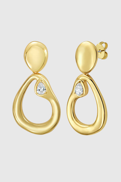 Organic Drop Earrings - Rebecca Minkoff