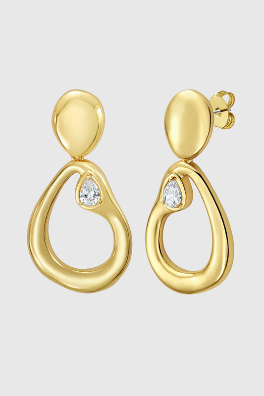 Organic Drop Earrings - Rebecca Minkoff