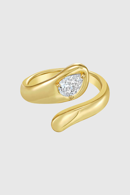 Organic Solitaire Ring - Rebecca Minkoff