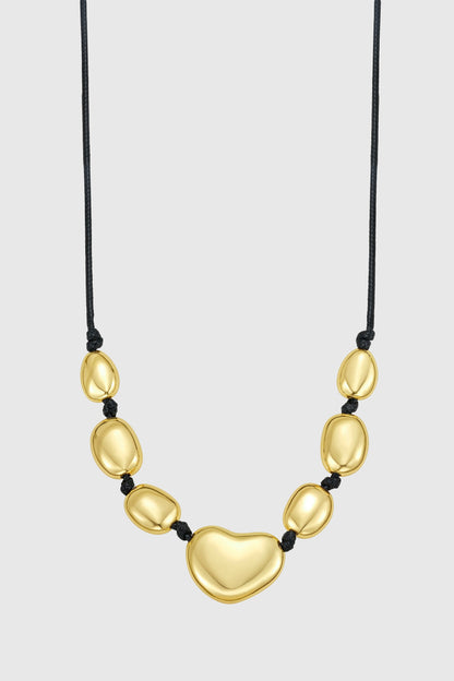 Organic Bead Statement Necklace - Rebecca Minkoff