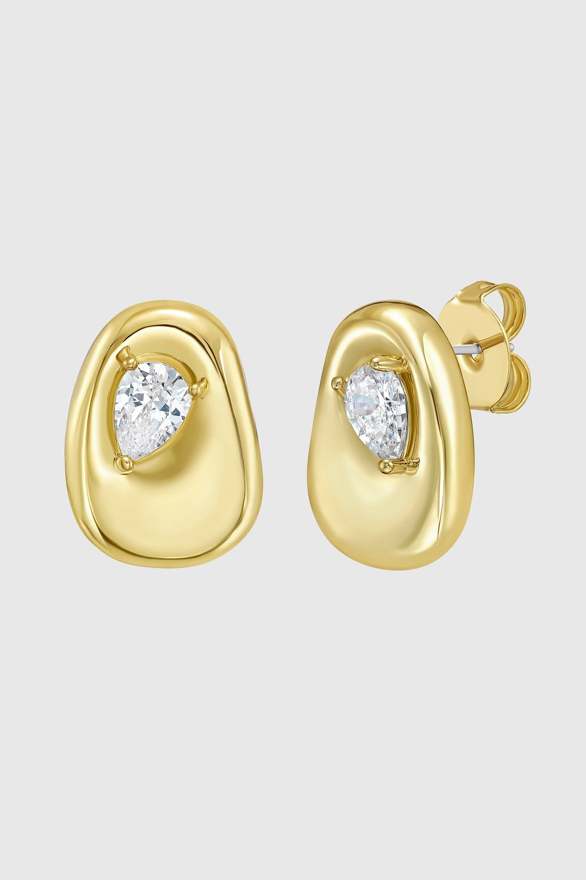 Organic Stud Earrings - Rebecca Minkoff