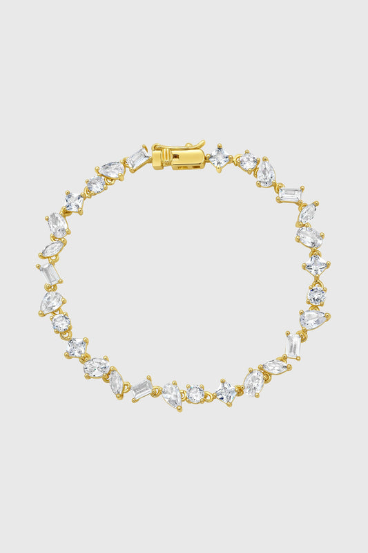 Mixed Cut Tennis Bracelet - Rebecca Minkoff
