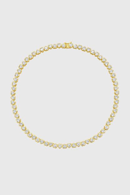 Heart Tennis Necklace - Rebecca Minkoff