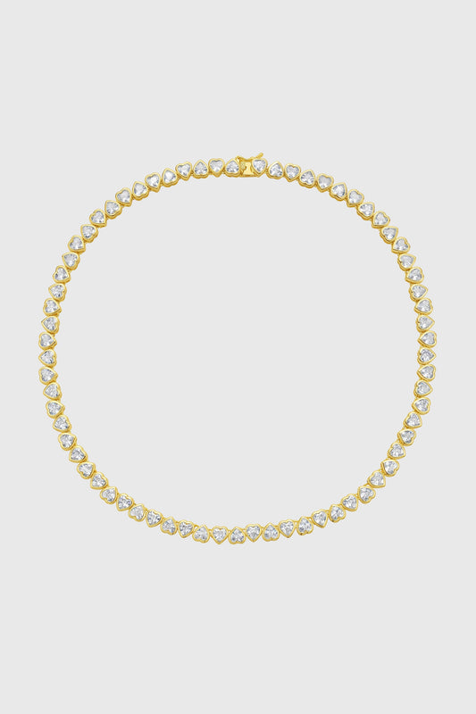 Heart Tennis Necklace - Rebecca Minkoff