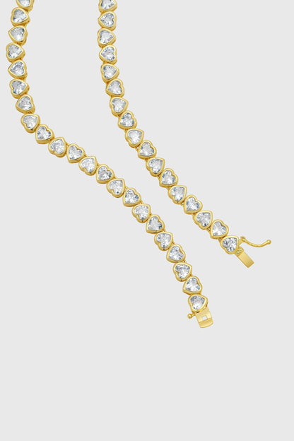 Heart Tennis Necklace - Rebecca Minkoff
