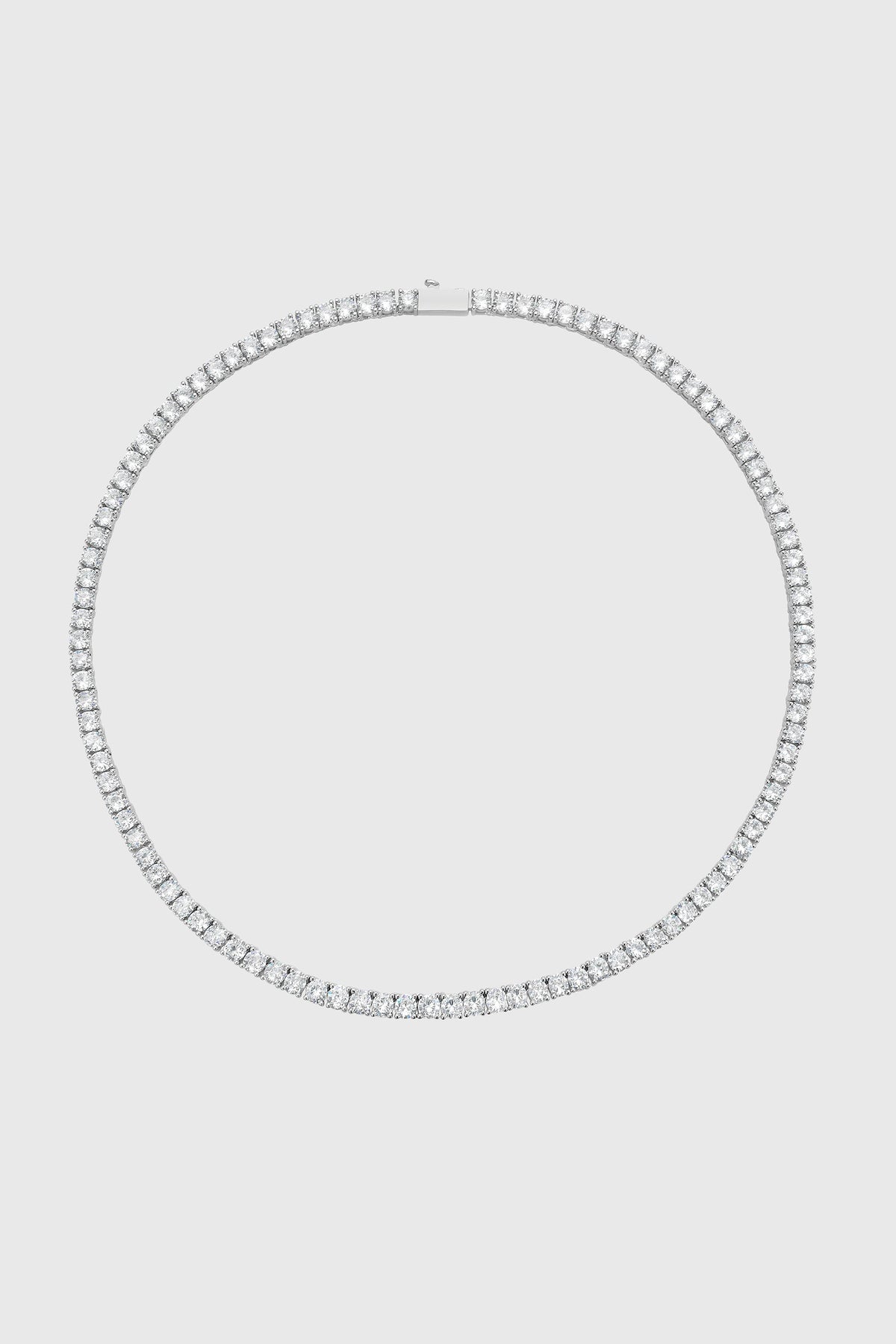 4MM Round Brilliant Tennis Necklace - Rebecca Minkoff