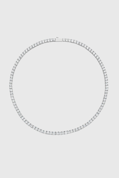 4MM Round Brilliant Tennis Necklace - Rebecca Minkoff