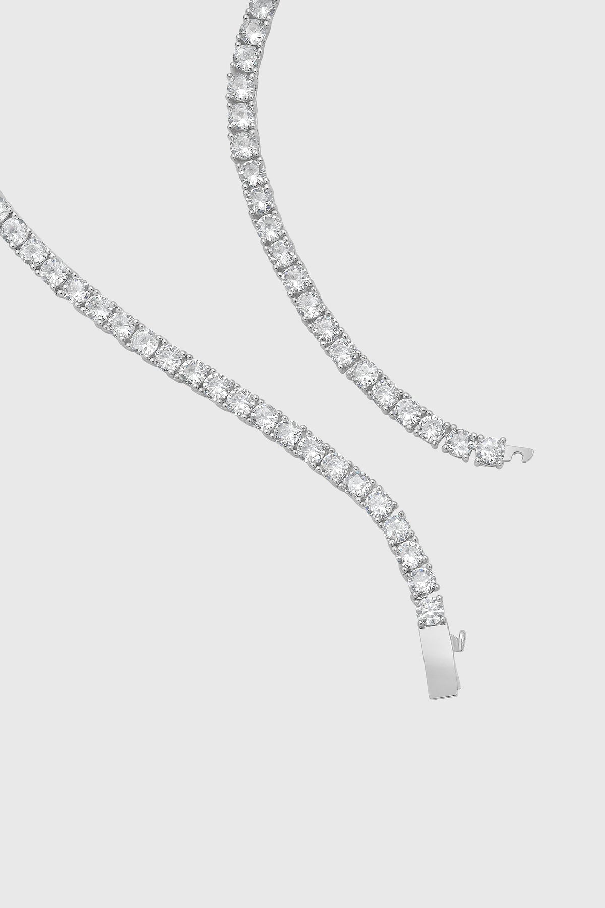 4MM Round Brilliant Tennis Necklace - Rebecca Minkoff