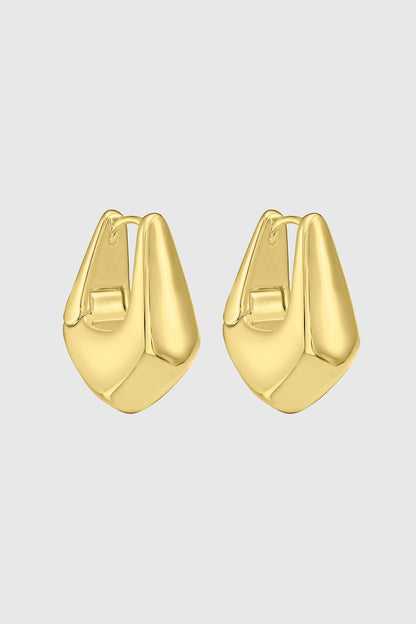 Bold Sculptural Hoop Earrings - Rebecca Minkoff