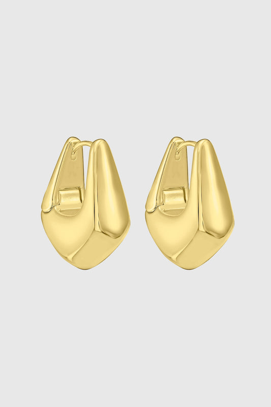 Bold Sculptural Hoop Earrings - Rebecca Minkoff