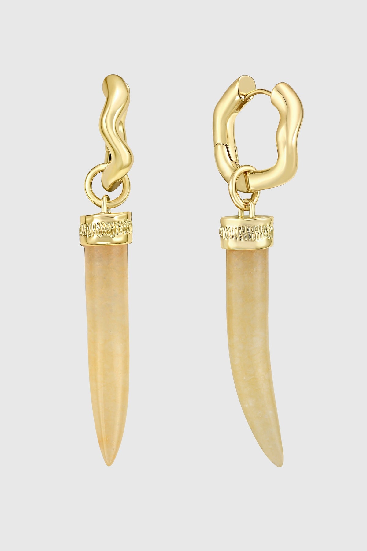 Horn Hoop Earrings - Rebecca Minkoff