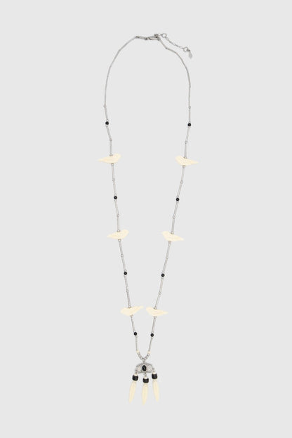 Western Bird Fringe Necklace - Rebecca Minkoff