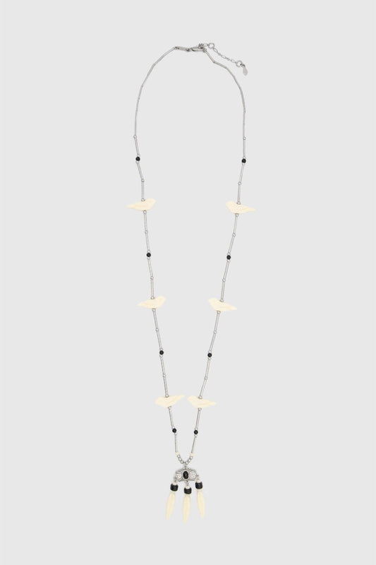 Western Bird Fringe Necklace - Rebecca Minkoff
