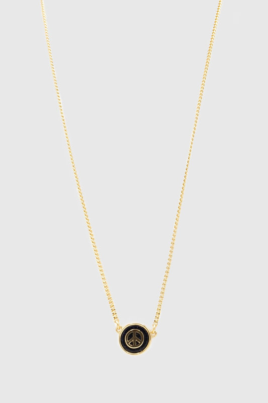 Peace Semi Charm Necklace - Rebecca Minkoff