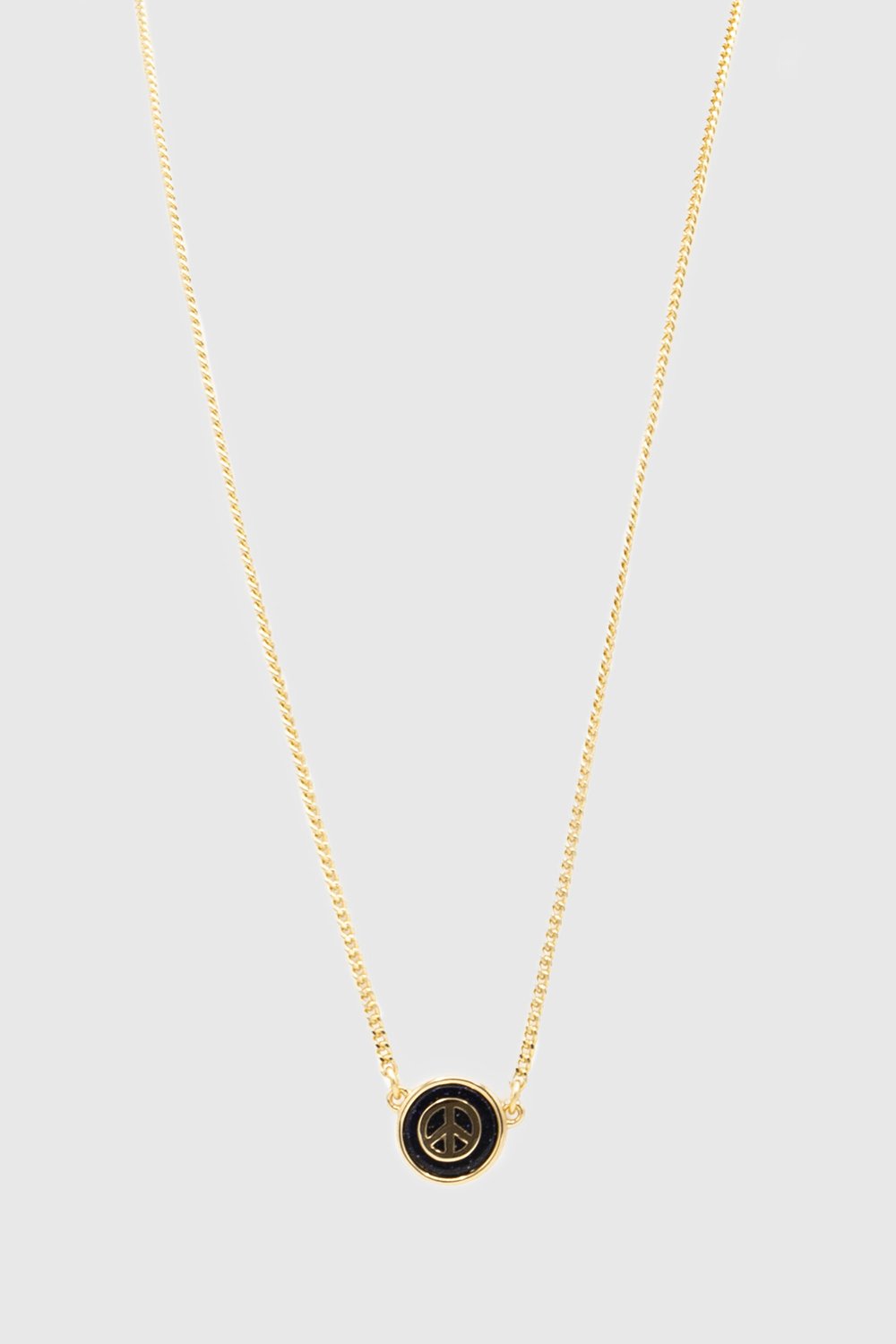 Peace Semi Charm Necklace - Rebecca Minkoff