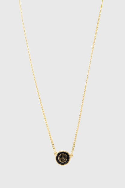 Peace Semi Charm Necklace - Rebecca Minkoff