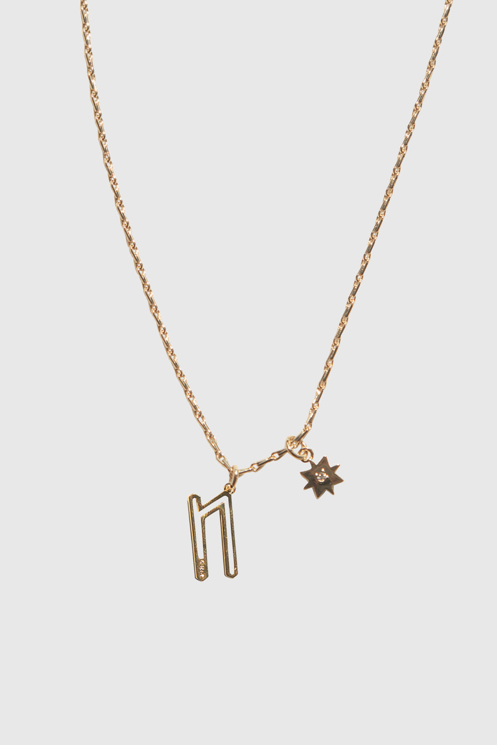 N Cut-out Initial Necklace - Rebecca Minkoff