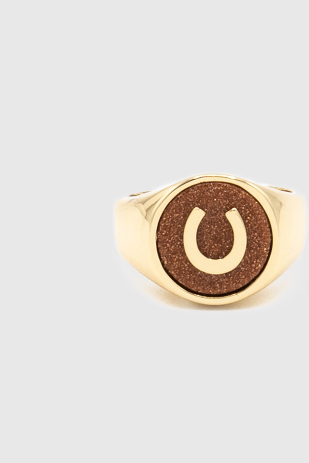Semi Charm Signet Ring - Rebecca Minkoff