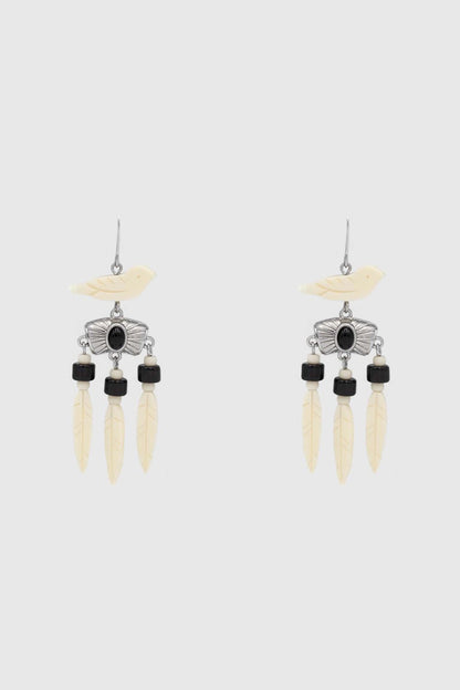 Western Bird Fringe Earring - Rebecca Minkoff