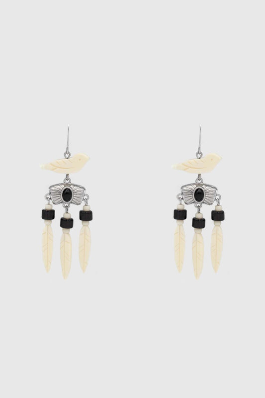 Western Bird Fringe Earring - Rebecca Minkoff