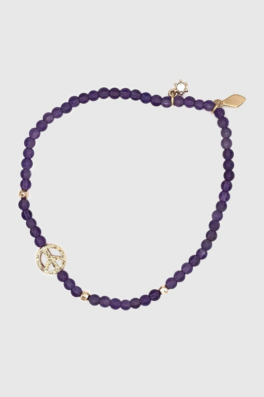 Peace Sign Semi Bracelet - Rebecca Minkoff