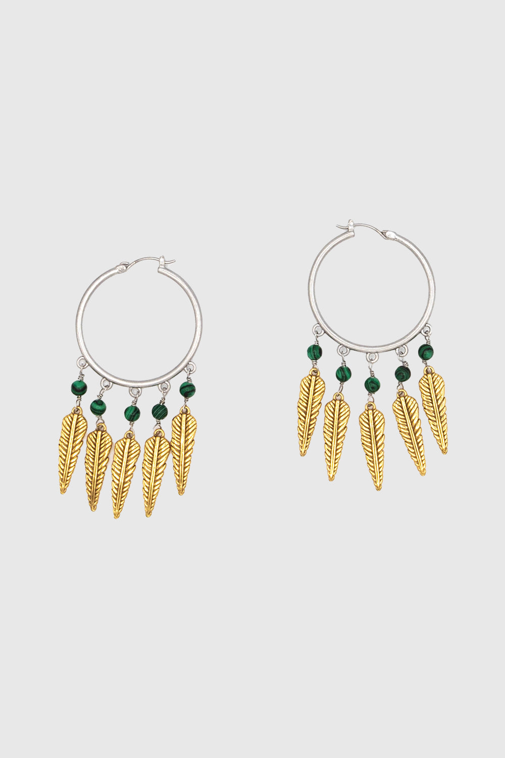 Feather Hoop Earrings - Rebecca Minkoff